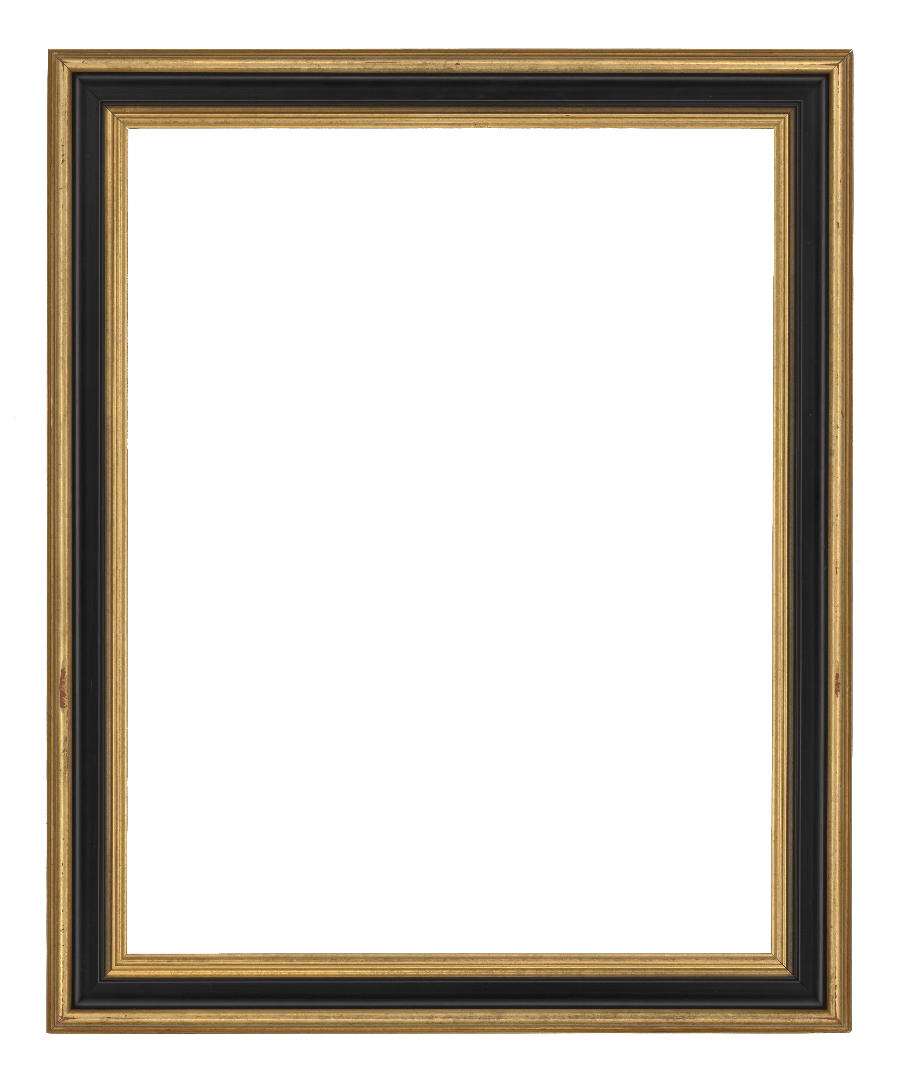 American 21st Century Contemporary Molding Black Frame Lowy 1907