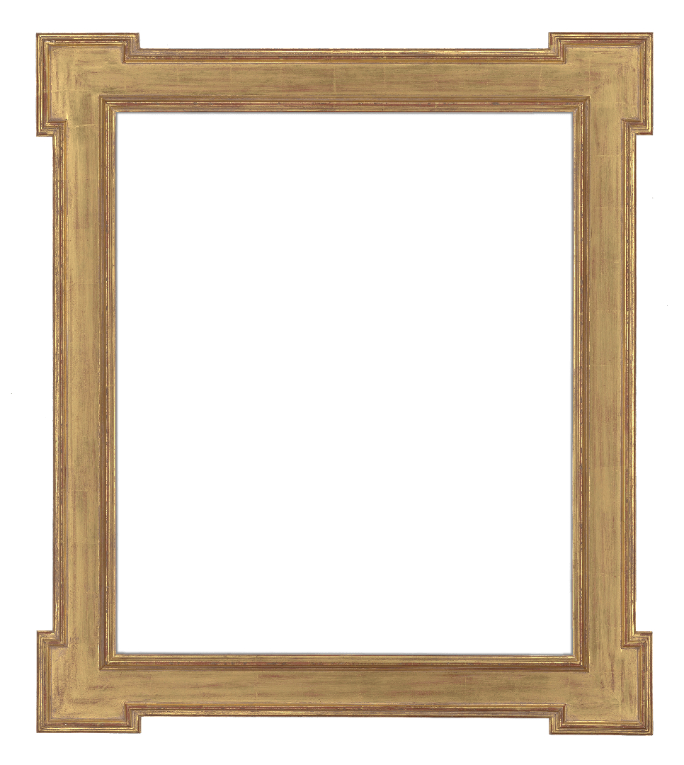American 21st Century Contemporary Panel Gold Frame Lowy 1907