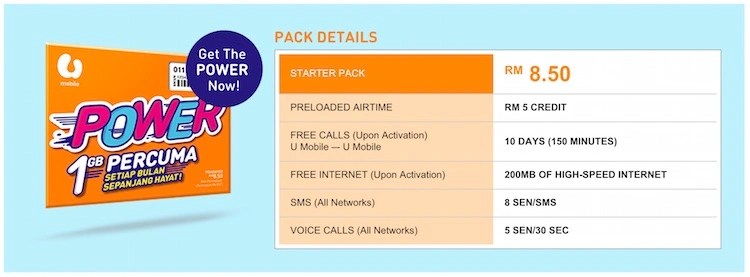 Cara Langgan Umobile Rm30 U Mobile Giler Unlimited Prepaid