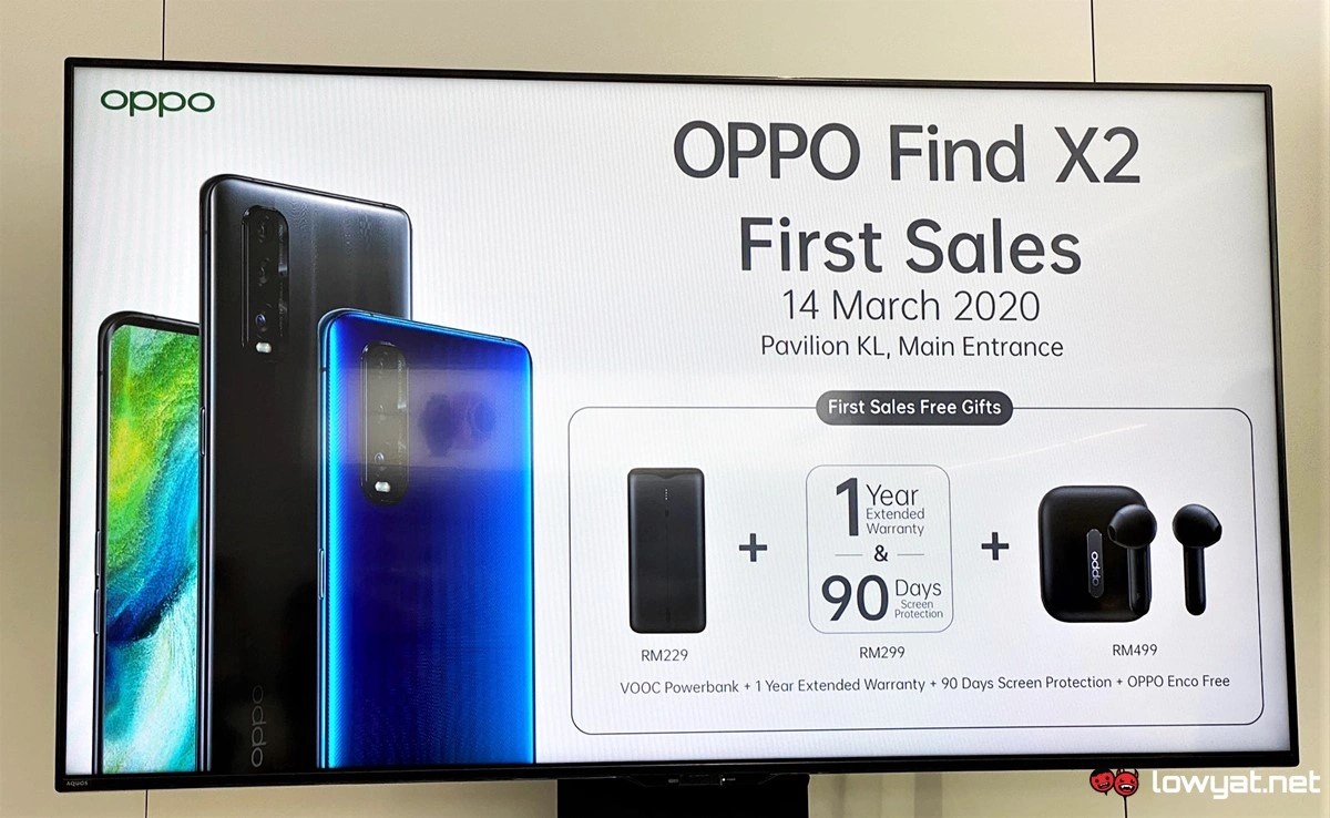 OPPO Find X2 Series To Arrive in Malaysia On 14 March; Roadshow Gifts