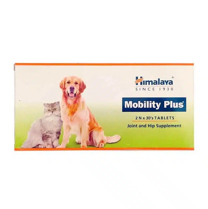 Himalaya Mobility Plus Joint & Hip Supplement for dogs & cats, 60 tabs