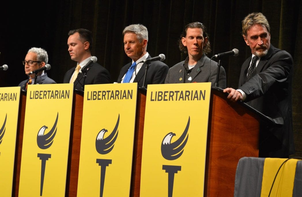 Presidential and VicePresidential Debates May 21 Libertarian Party