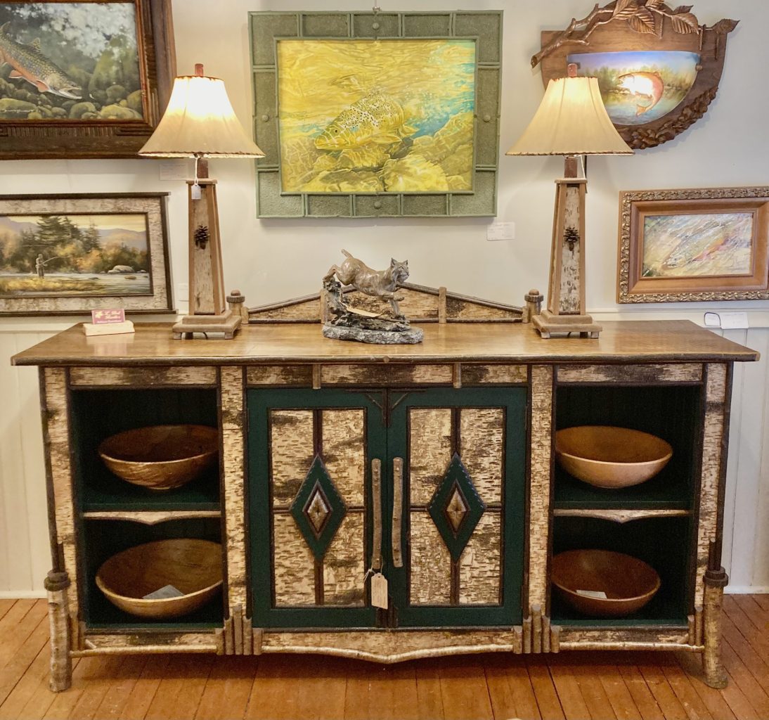Long Lake Credenza L.Post Rustics Adirondack Furniture