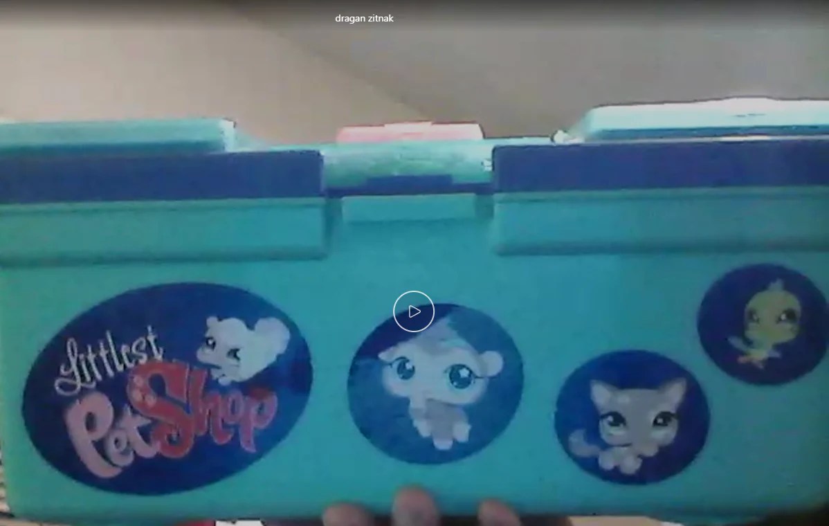 WW Littlest Pet Shop Tackle Box Tote Travel Storage Carrying Case