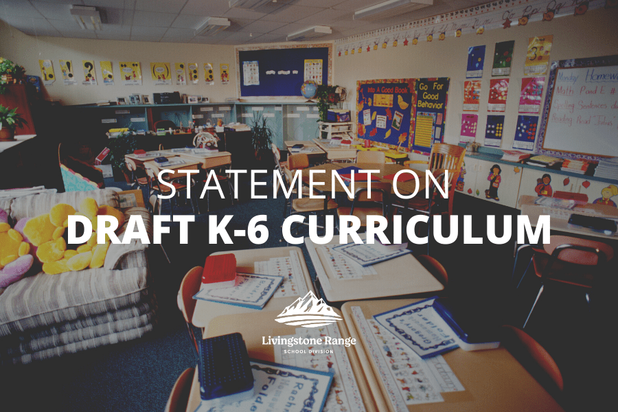 LRSD to Determine if Provincial Curriculum Will Be Piloted in our Schools Livingstone Range
