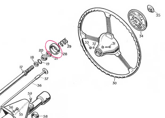 219689 Dust Cover Steering Box Land Rover Series One Club