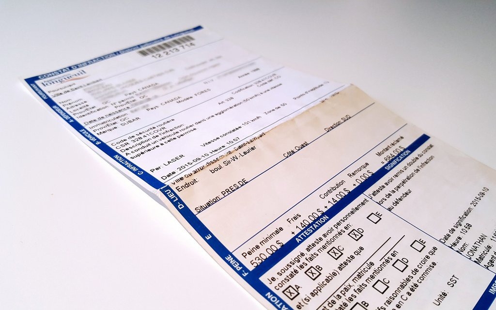 Payer un constat d'infraction Ville de LebelsurQuévillon