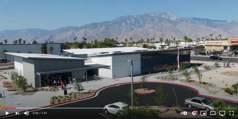 Video Desert Hot Springs Library Grand Opening Celebration Library