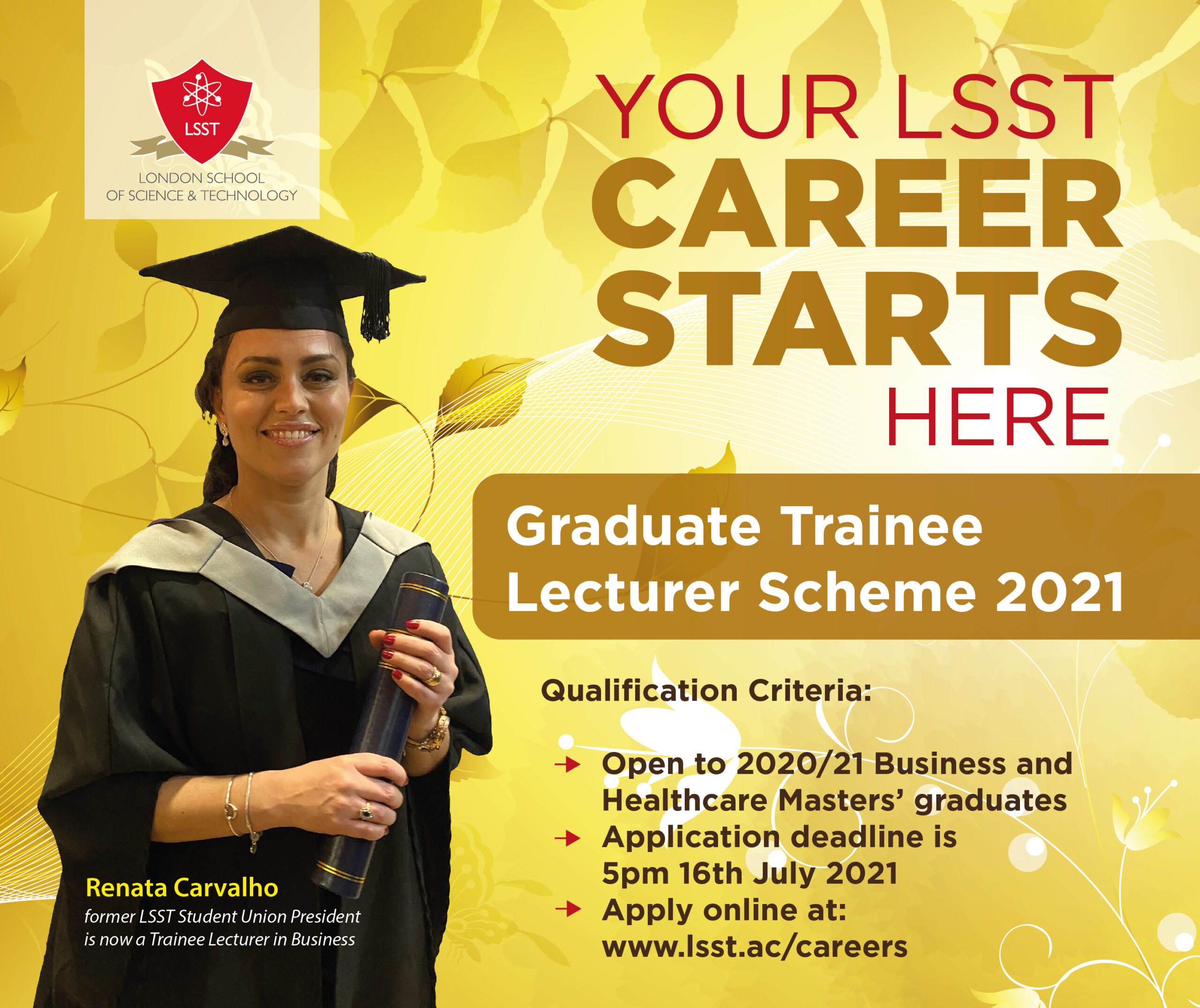 LSST’s Deputy CEO launches Graduate Trainee Lecturer Scheme London