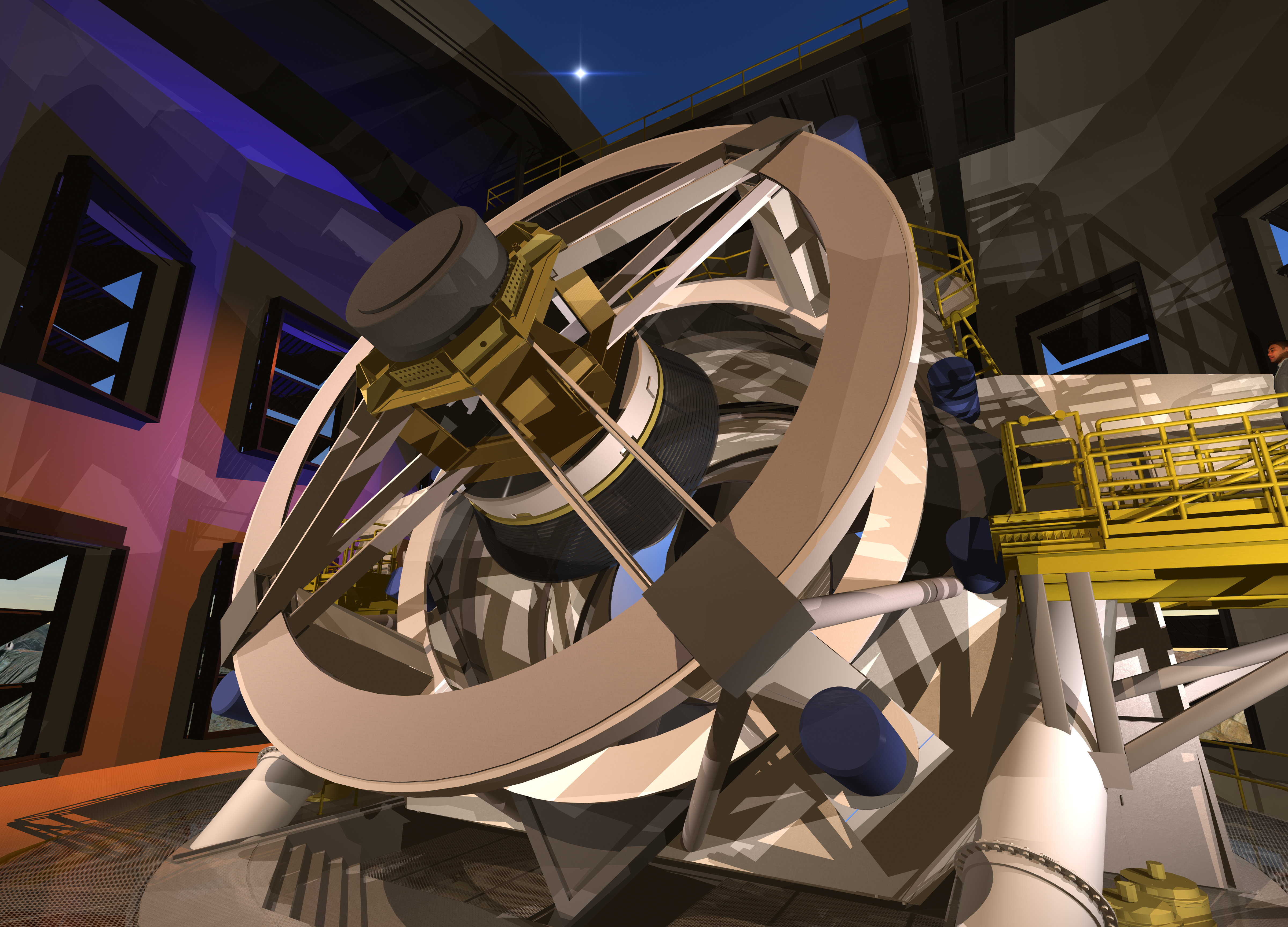 LSST Image Gallery The Large Synoptic Survey Telescope