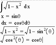 Trigonometric Substitution