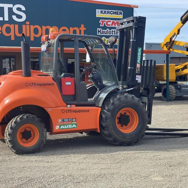 5 Ton Rough Terrain Forklift Ausa C500H For Rent LTS Equipment
