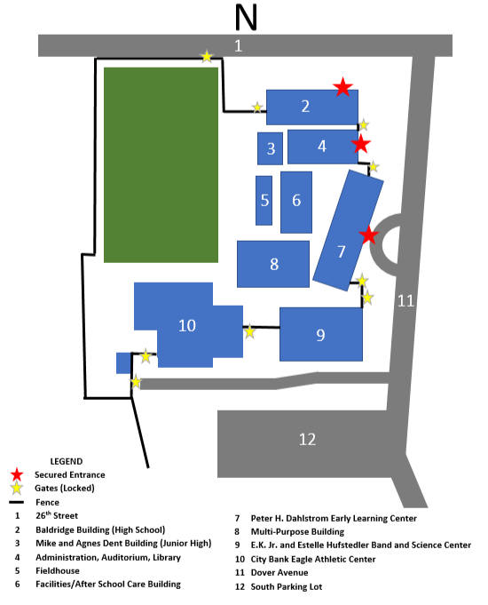 Lubbock Christian University Campus Map LCS Campus Map Lubbock Christian School