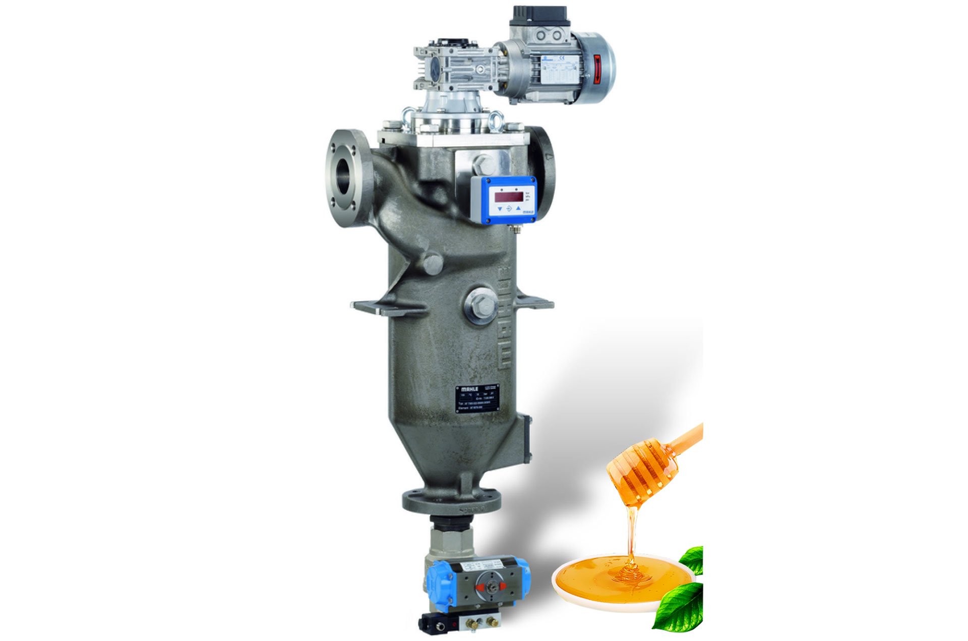 This selfcleanings filter is the best solution for honey filtration