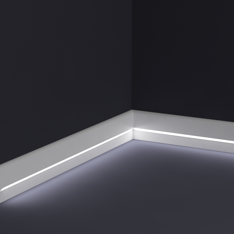 Battiscopa per striscia Led DS5038 Luceled