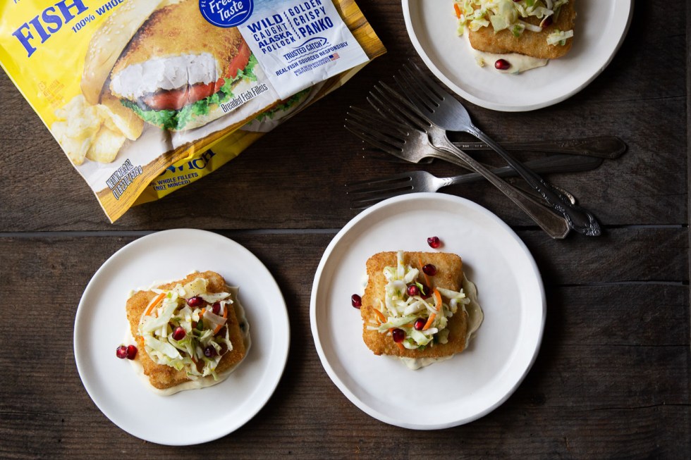 Fish Starter with Winter Slaw Christmas Appetizer | Luci's Morsels