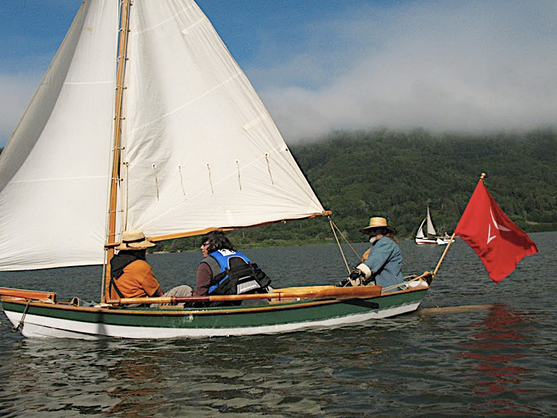 Thorne's Chamberlain dory skiff sailing and event pics