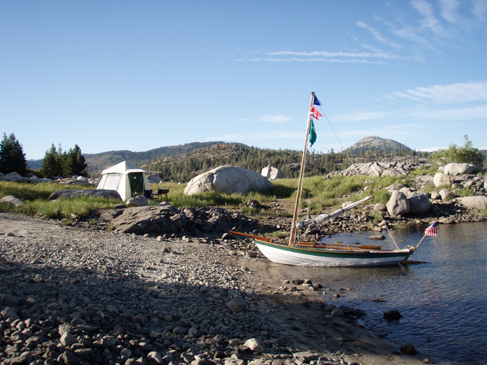 Loon Lake CA camping and sailing 9/57/09
