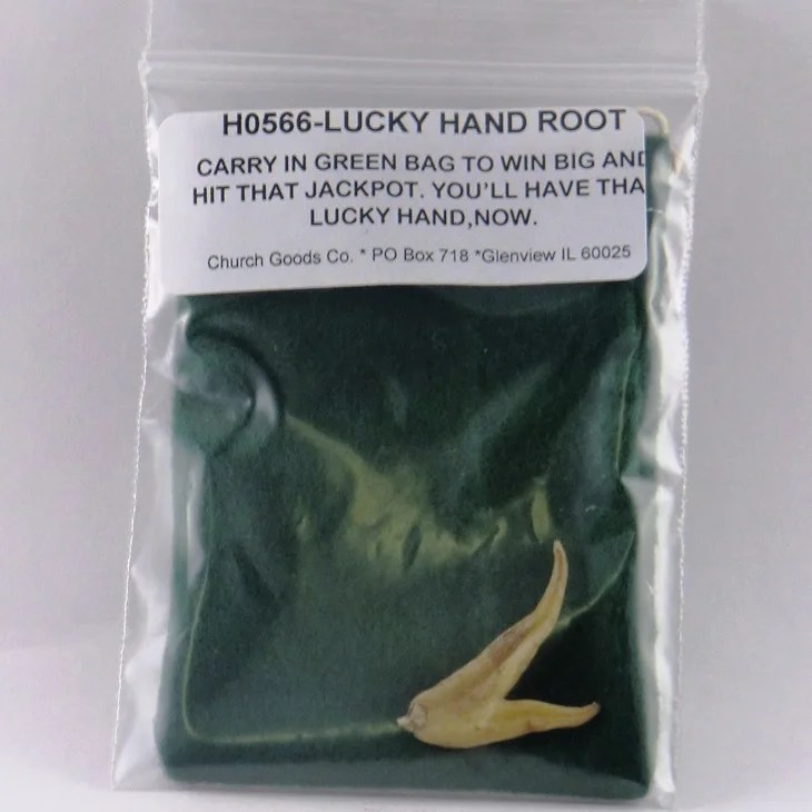 Lucky Hand Root can be worn as a handy good luck charm in life
