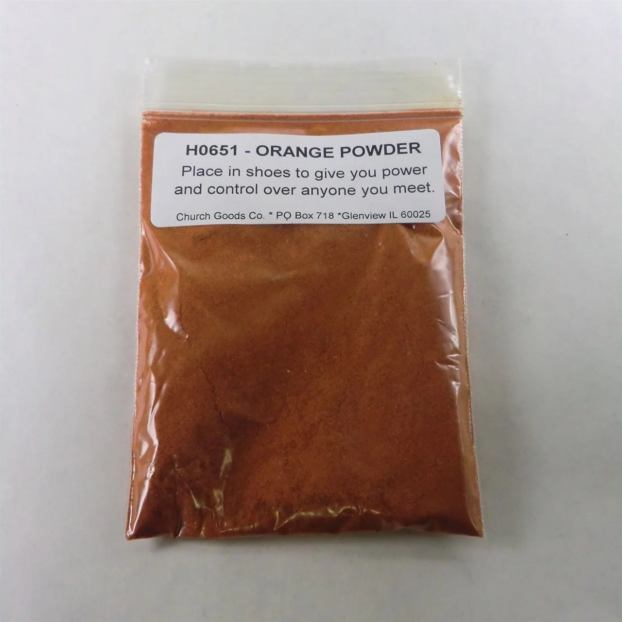Orange Powder Spiritual Herbs & Roots