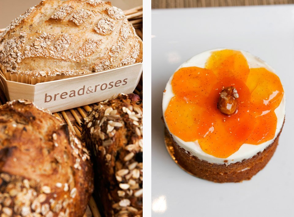 Bread and Roses, salades, club sandwiches et gâteaux gourmands