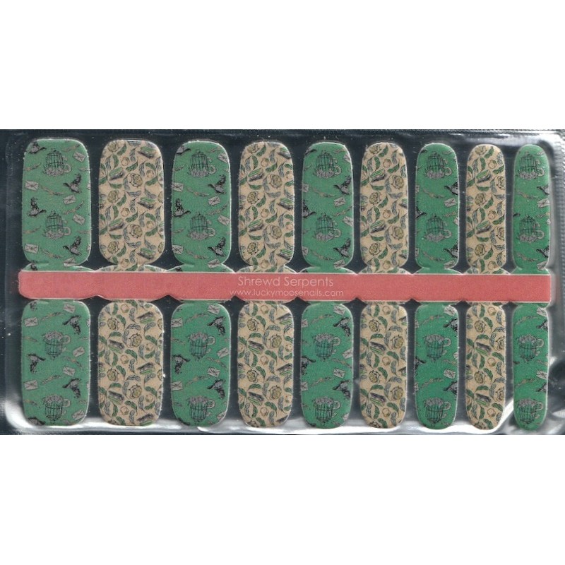 Shrewd Serpents Nail Wraps