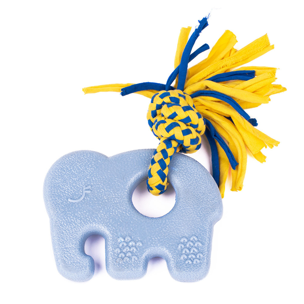 Zippy Paws Elliot the Elephant Teetherz Dog Toy
