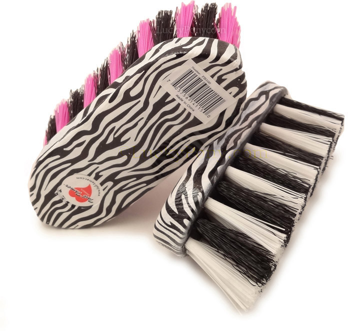 Zebra Print Synthetic Dandy Horse Brush