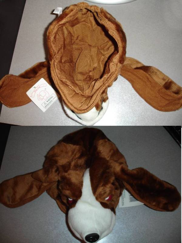 DOG HAT plush saint FAST US SHIP! st bernard ADULT men women for humans