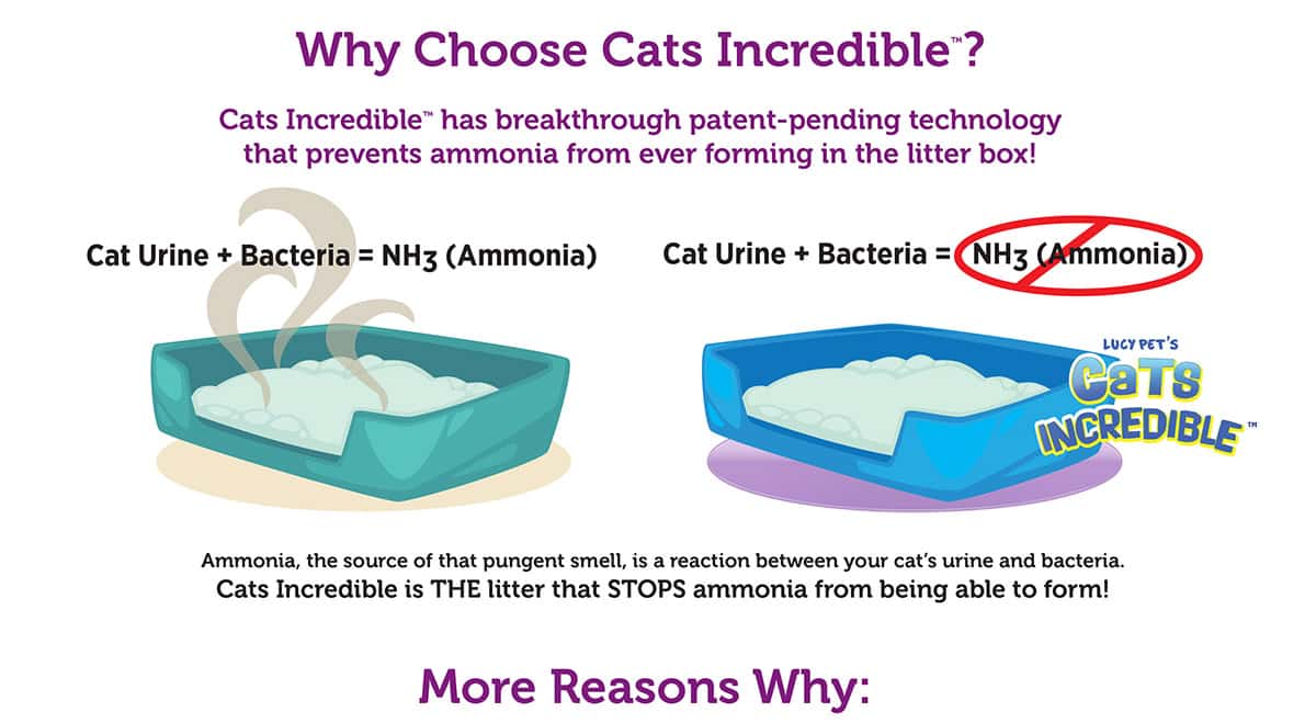 Cats Incredible Lucy Pet Products Ammonia Free Cat Litter