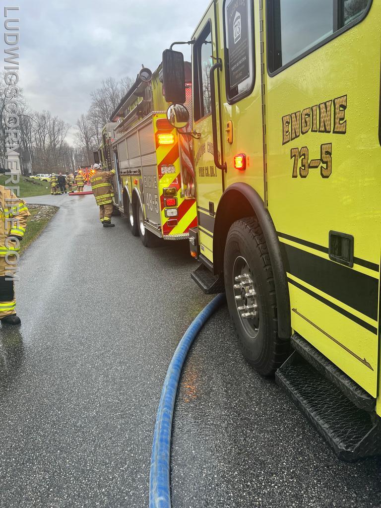 House Fire Assist on Christmas Eve Ludwigs Corner Fire Company