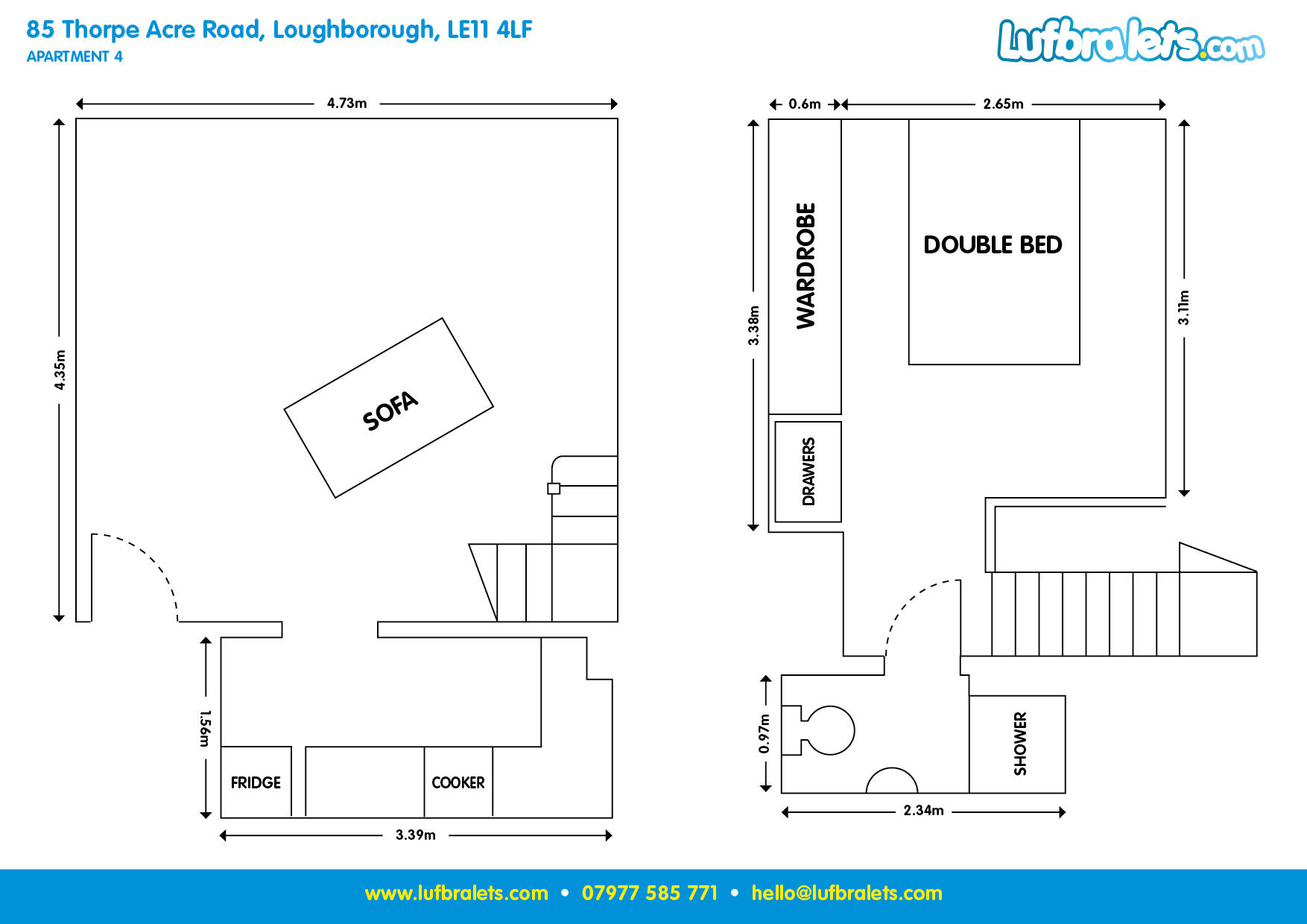Apt 4, 85 Thorpe Acre Rd, Loughborough, LE11 4LF Lufbralets