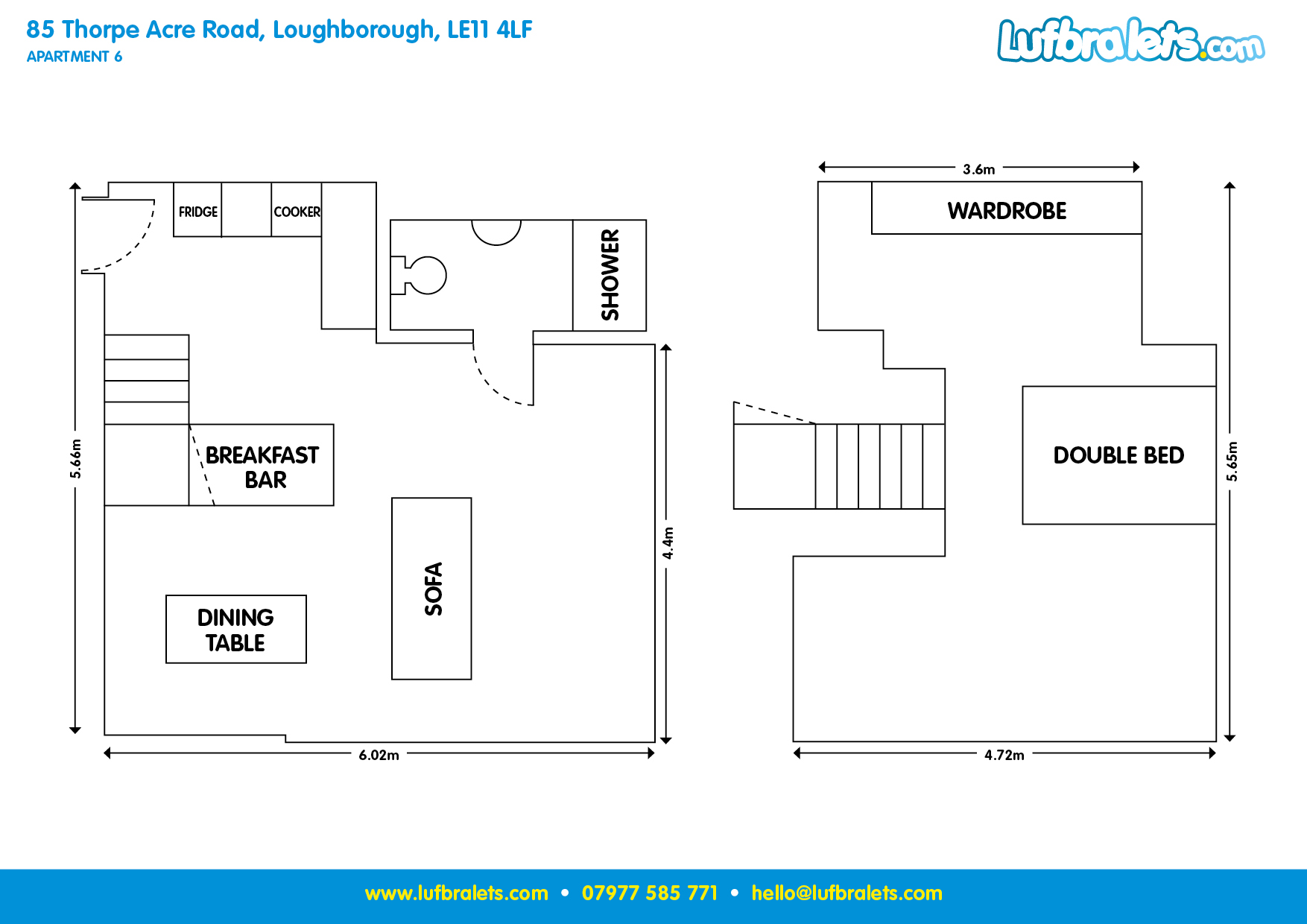 Apt 6, 85 Thorpe Acre Rd, Loughborough, LE11 4LF Lufbralets