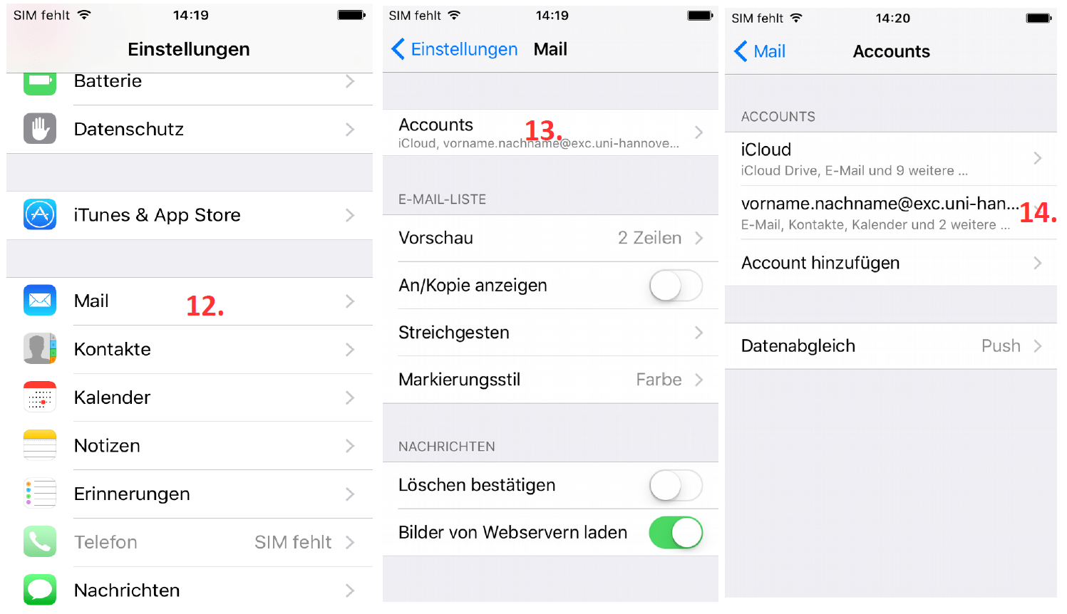 Apple iOS Profil einrichten Leibniz University IT Services