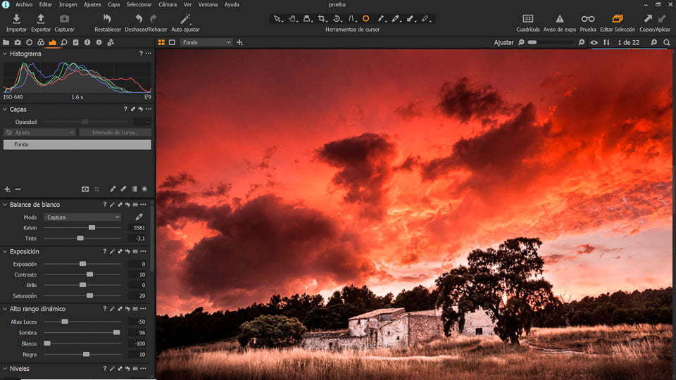 Por qué y uso Lightroom Classic CC Objetivo Valencia
