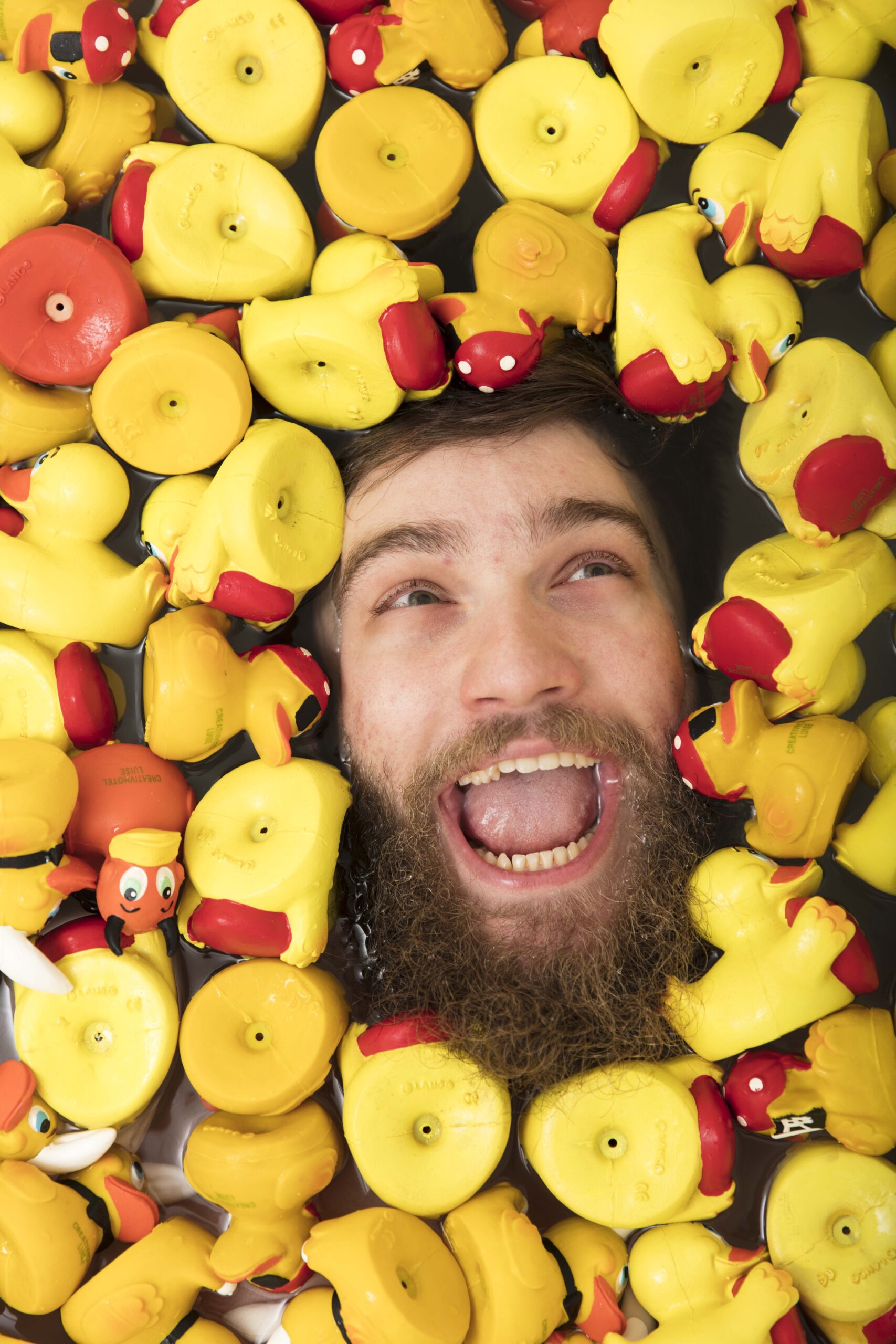 Rubber ducks The Wall of Change