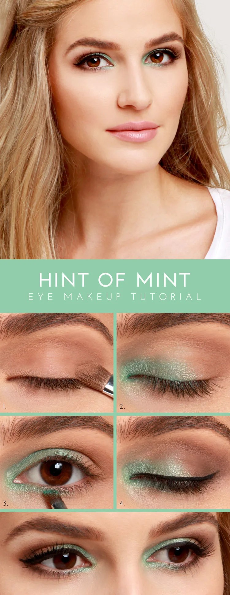 Mint Green Eye Makeup Tutorial Saubhaya Makeup