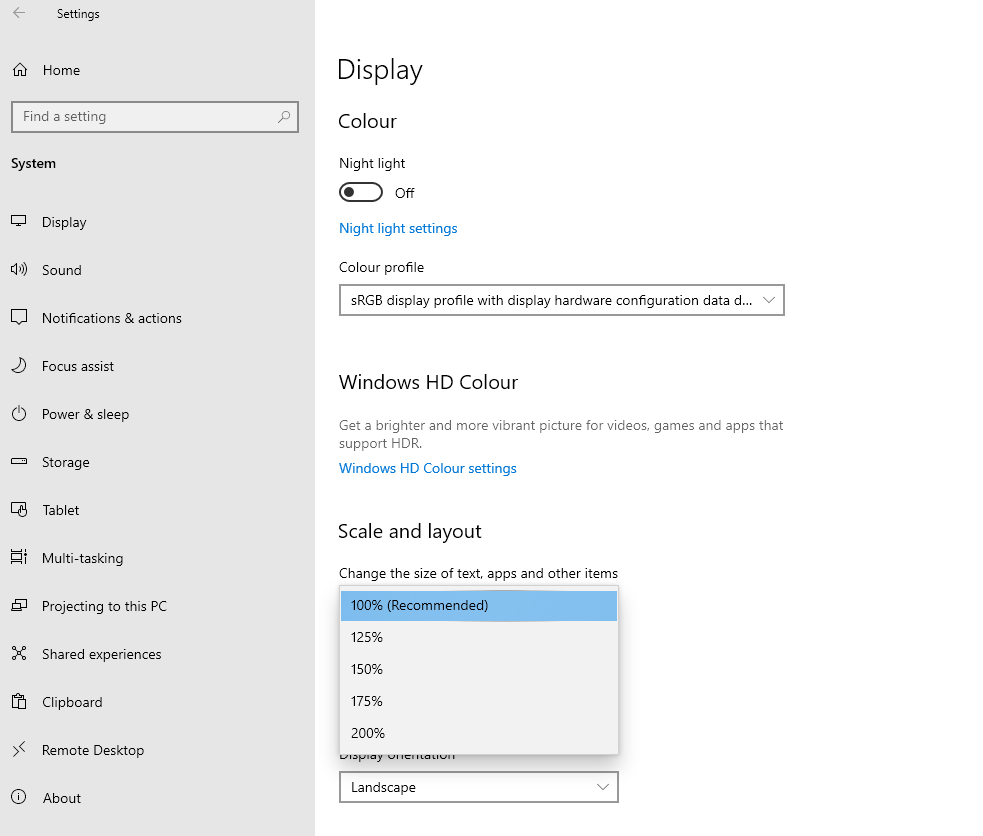 How to Use Display Scaling (Windows) Luma Box