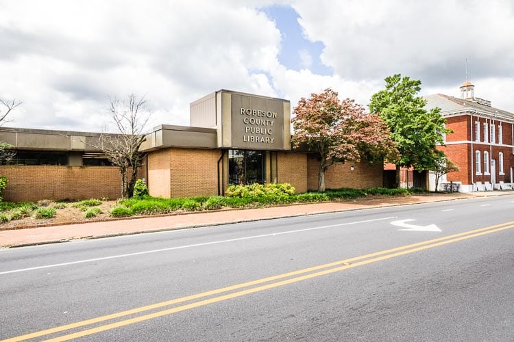 Robeson County Public Library Lumberton Visitor's Bureau