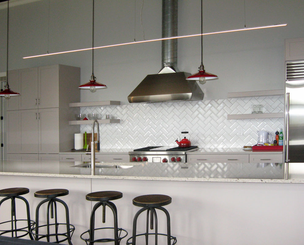 The Slipstream Minimalist Suspended LED Bar Light Lumicrest High
