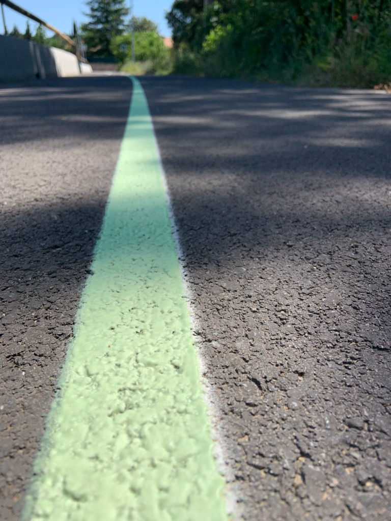 AixenProvence, piste cyclable photoluminescente LuminoKrom RD65