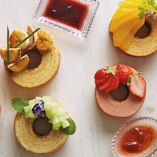 【20％OFF】彩irodori フルーツバウムセットA【 引出物・引き出物・引き菓子 】 プチギフトのルナ・ルーチェ