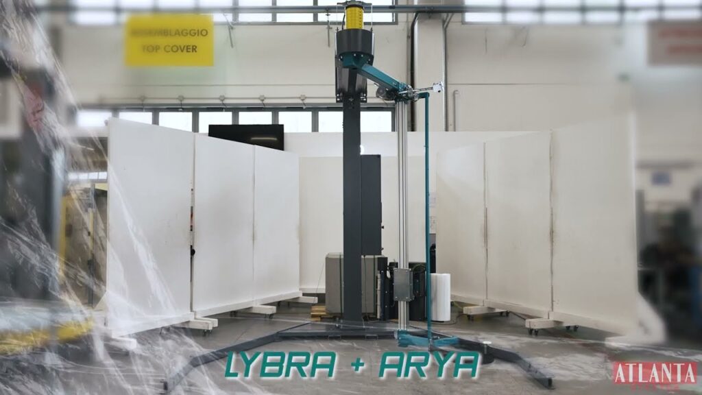 Rotating arm pallet wrapper with automatic function. Wrapping Machine