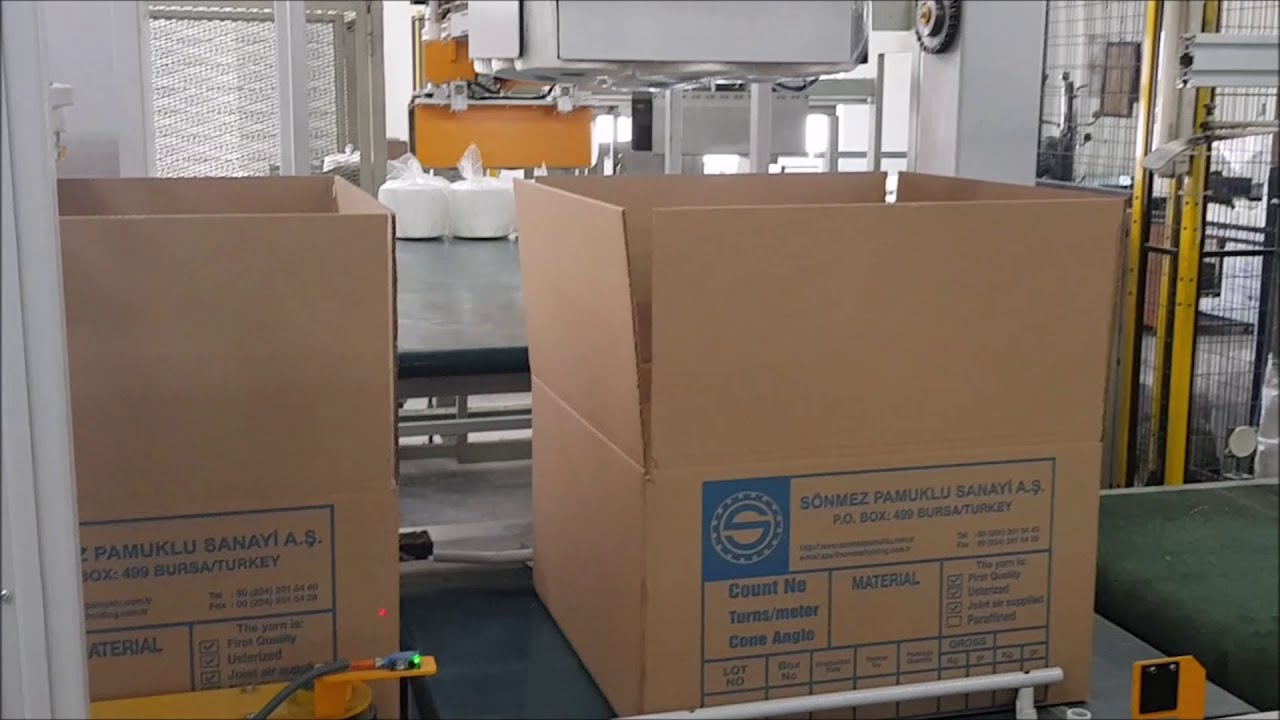 "Revolutionary Yarn Cone Packing Automation Innovate Your Packaging