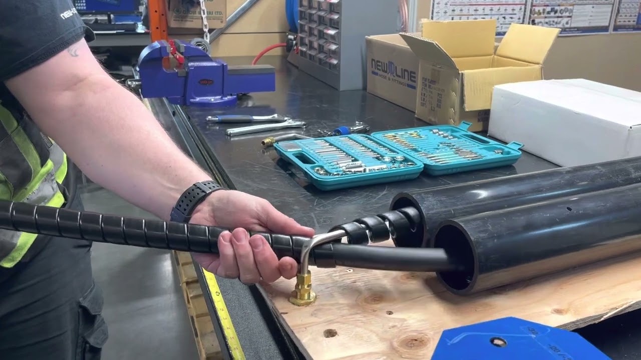 StepbyStep Guide Hose Wrapping with Machine Wrapping Machine