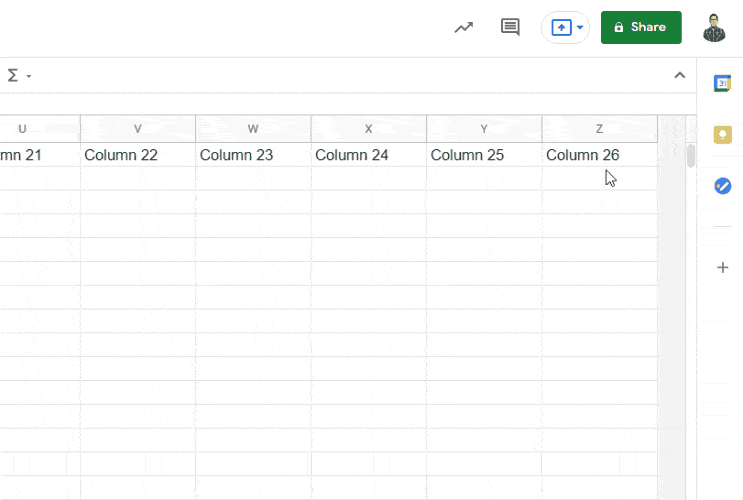 How To Add Columns or Rows In Google Sheets (GIFs Included)