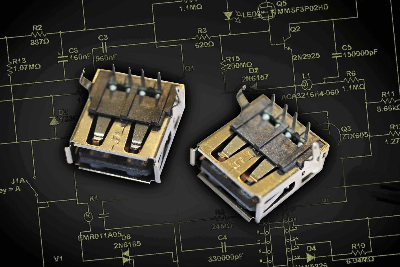 Elec & Eltek’s low cost USB 2.0 Filter Connectors delivering ESD
