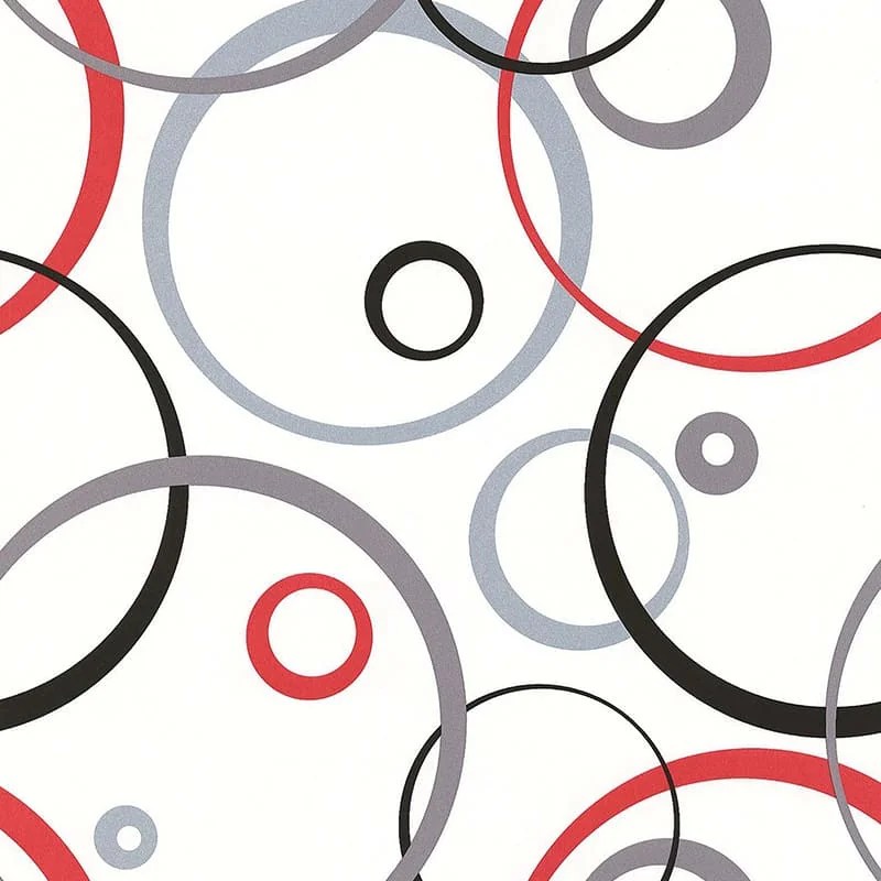 Papier peint BULLES ROUGE 12106310 de la collection