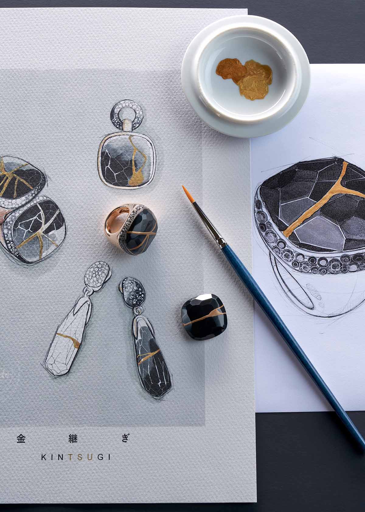 Pomellato's Kintsugi collection imagines a more sustainable jewellery