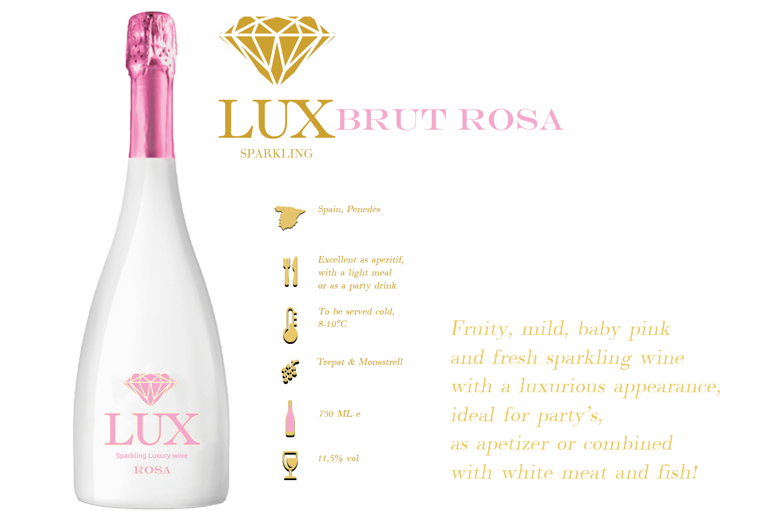 LUX Brut Rosa LUX Sparkling